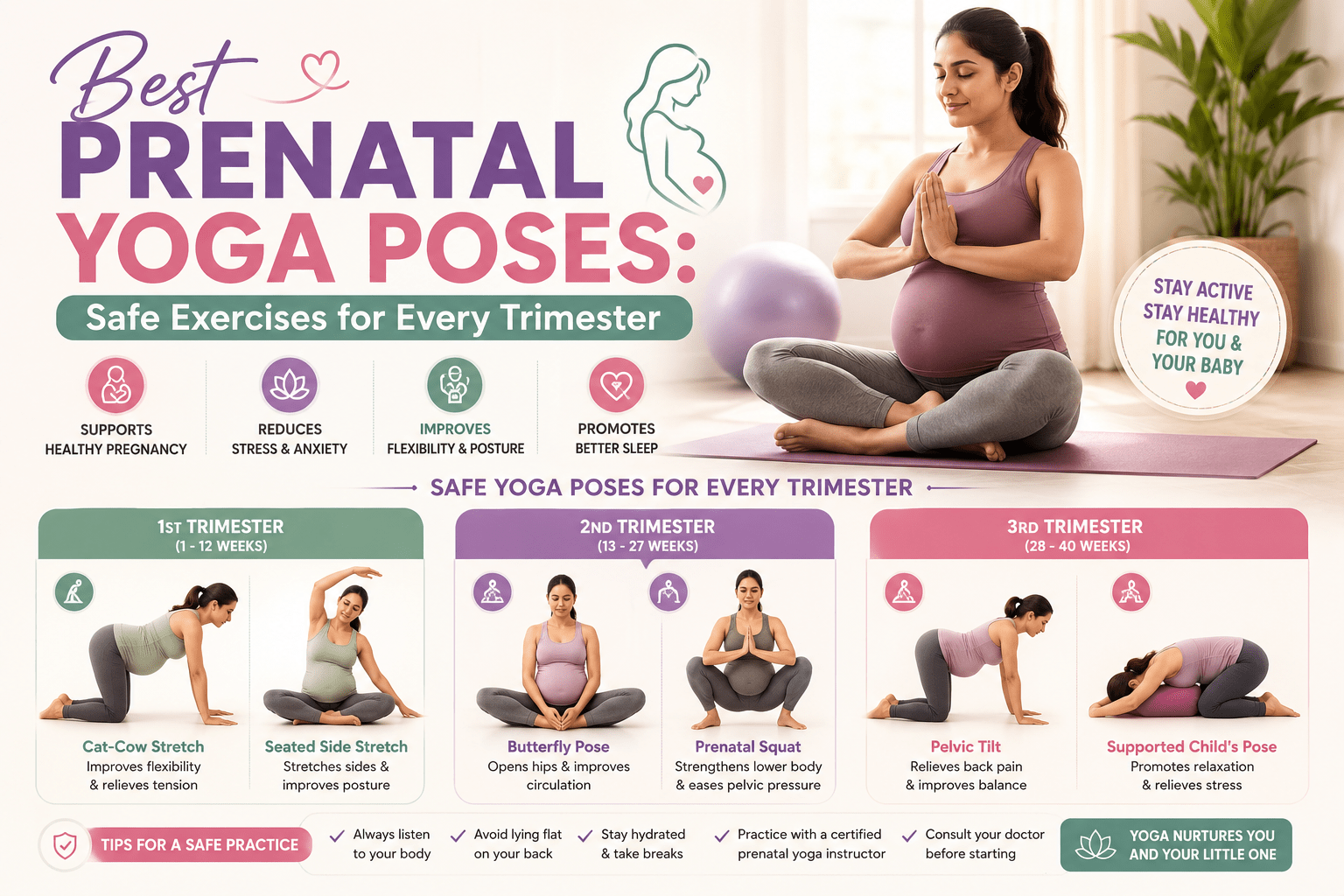 Prenatal Yoga Poses