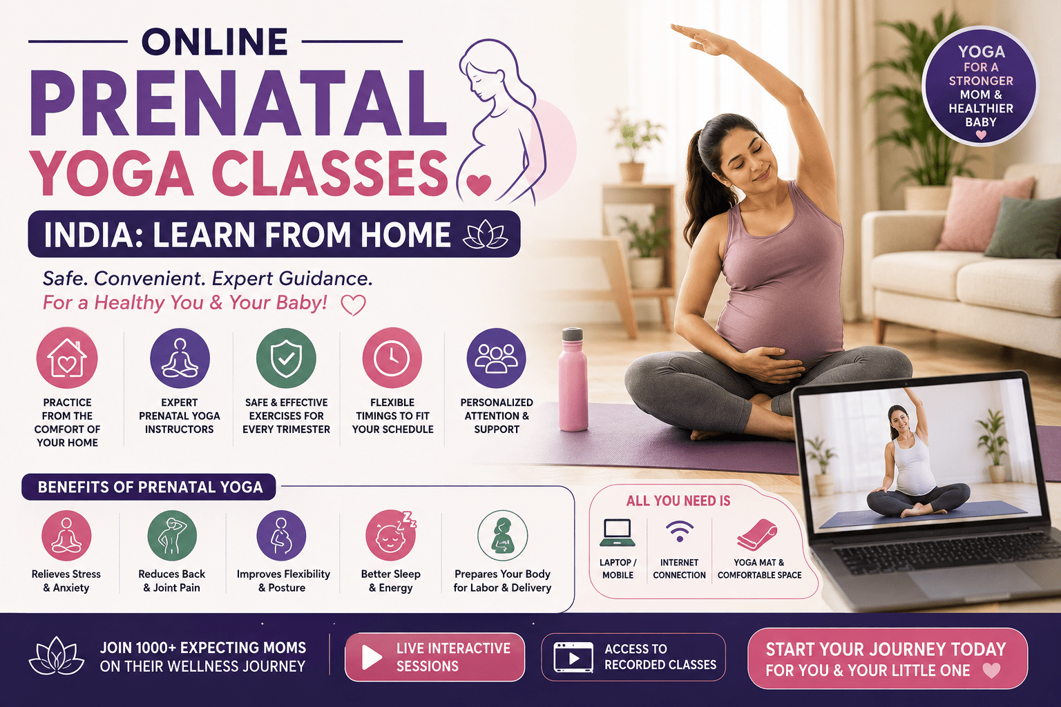 Online Prenatal Yoga Classes