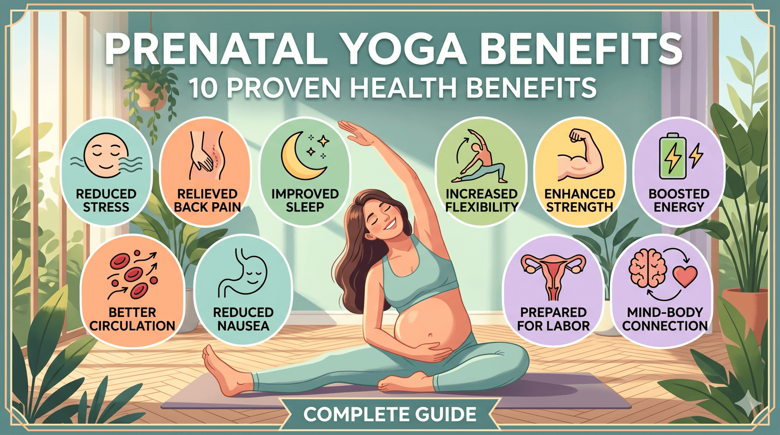 Prenatal yoga benefits