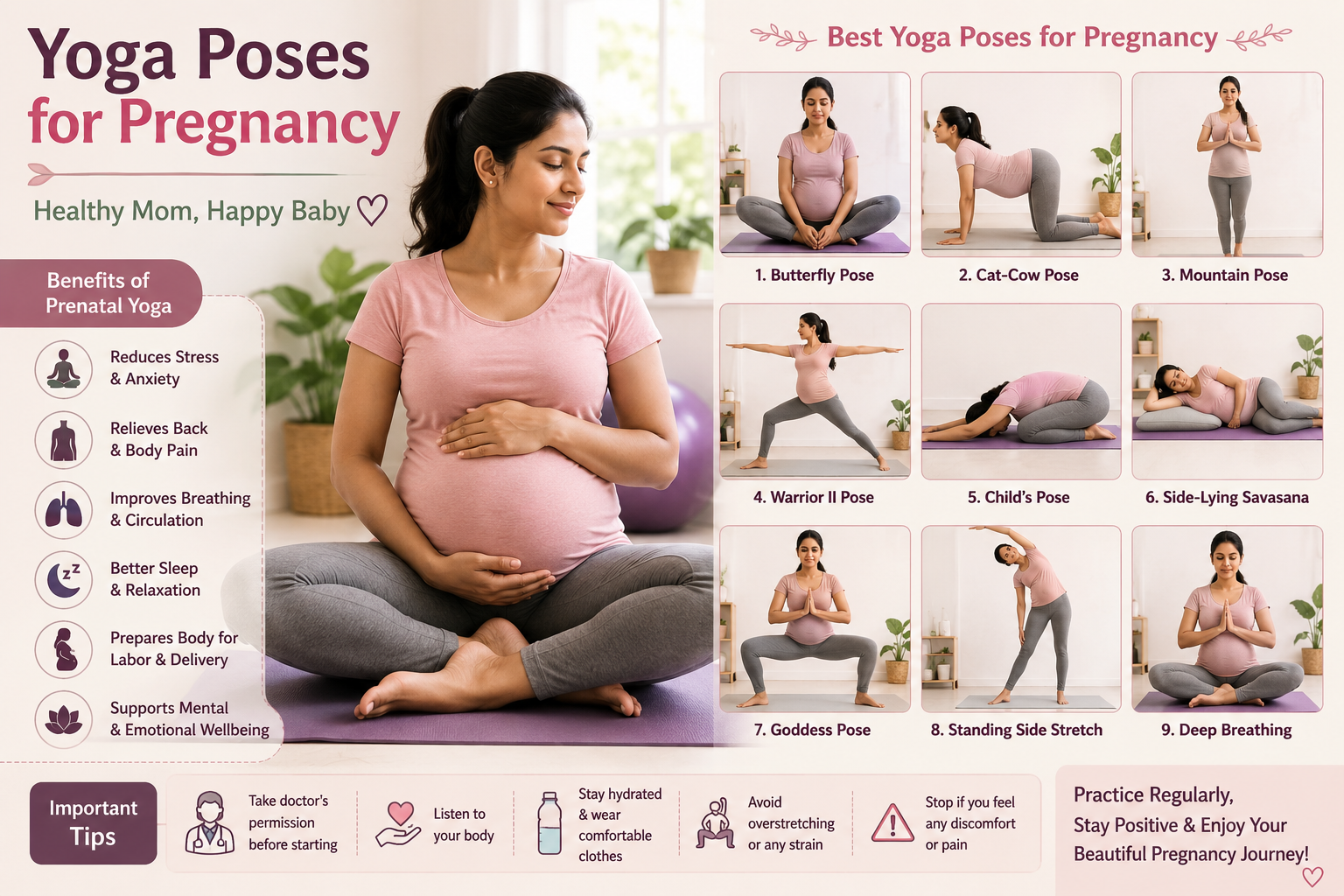 Yoga Poses for Pregnancy