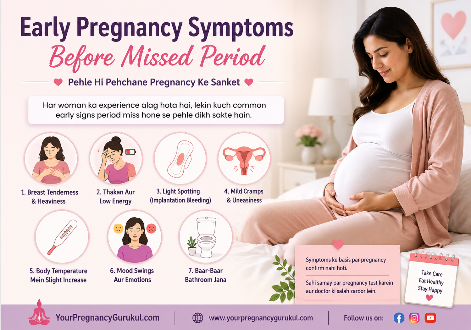 Early Pregnancy Symptoms Before Missed Period
