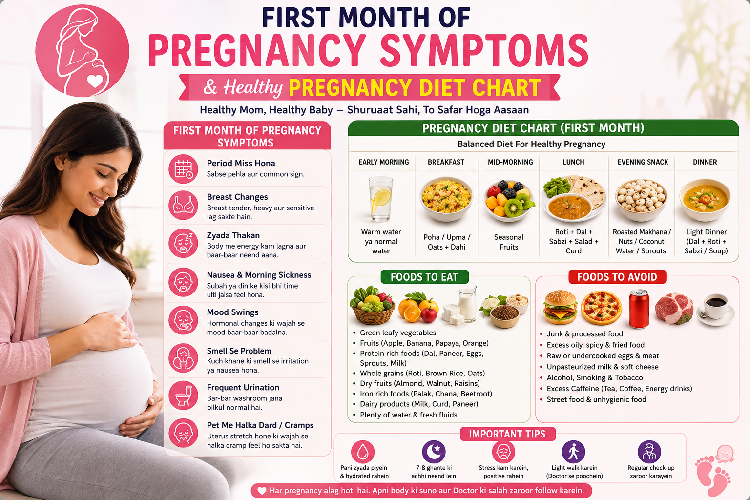 First Month of Pregnancy Symptoms