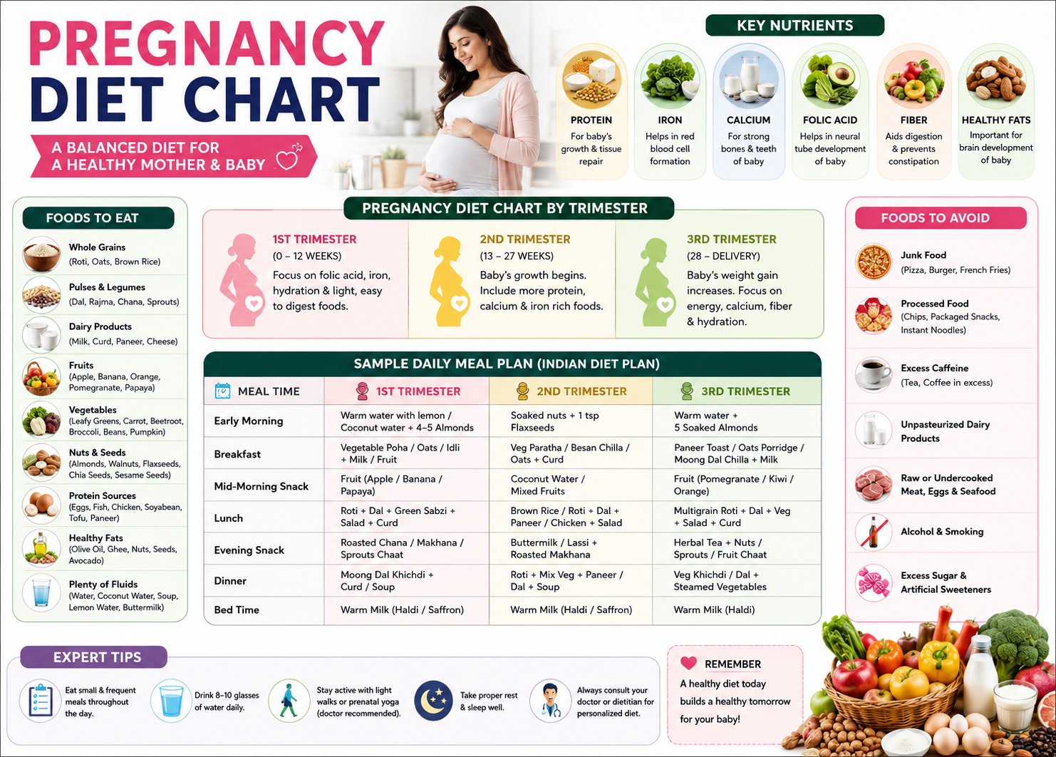 Pregnancy Diet chart