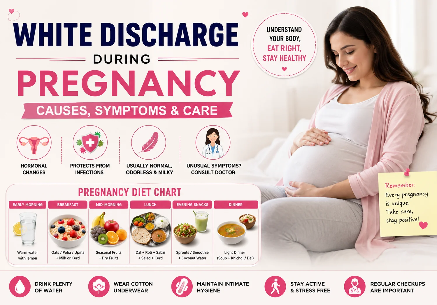 White discharge during pregnancy