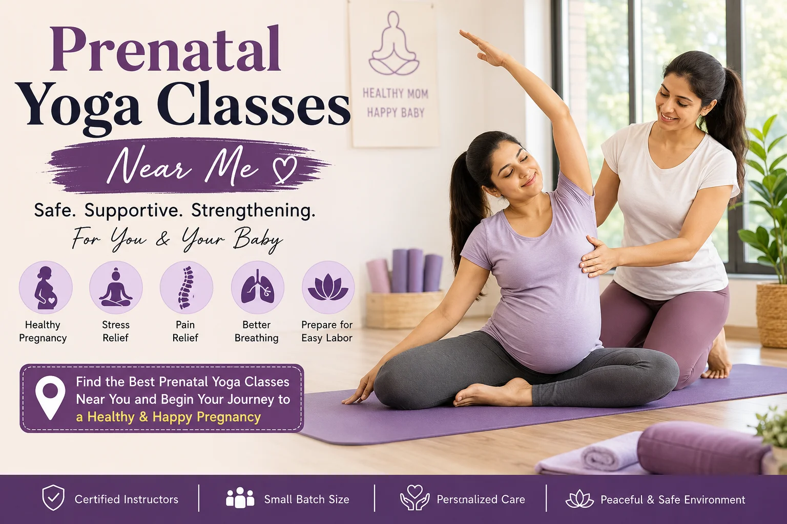 Ghar baithe expert guidance ke saath yoga seekhein aur apni physical aur mental health ko improve karein.