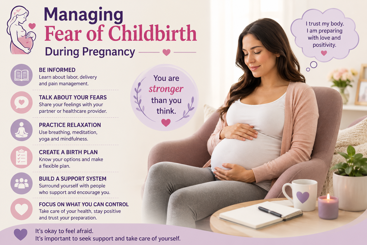 How to Manage the Fear of Childbirth During Pregnancy
